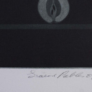 Graeme Peebles 'Year of Vampires' - mezzotint on paper