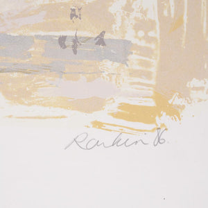 David Rankin 'Evening Ochre' - screenprint on paper