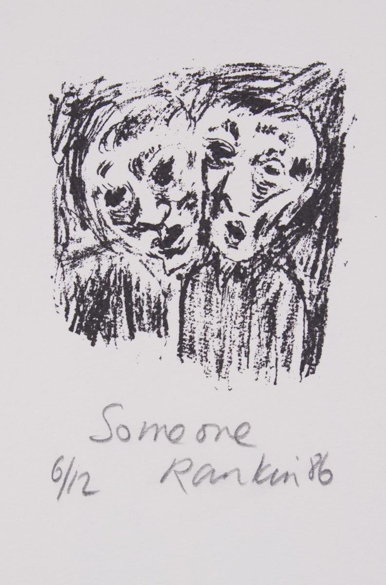 David Rankin 'Someone ' - Lithograph on Paper