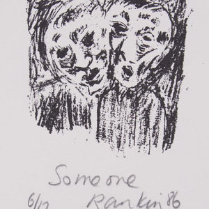 David Rankin 'Someone ' - Lithograph on Paper