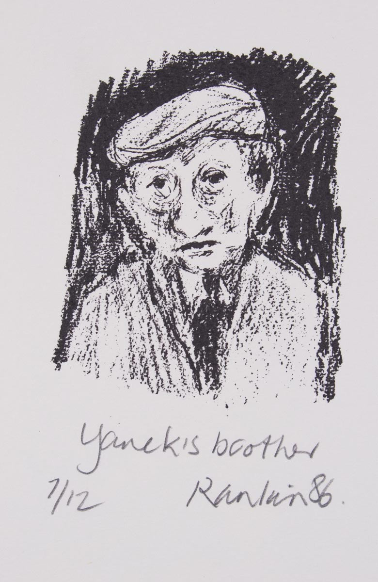 David Rankin 'Yanek's brother' - Lithograph on Paper