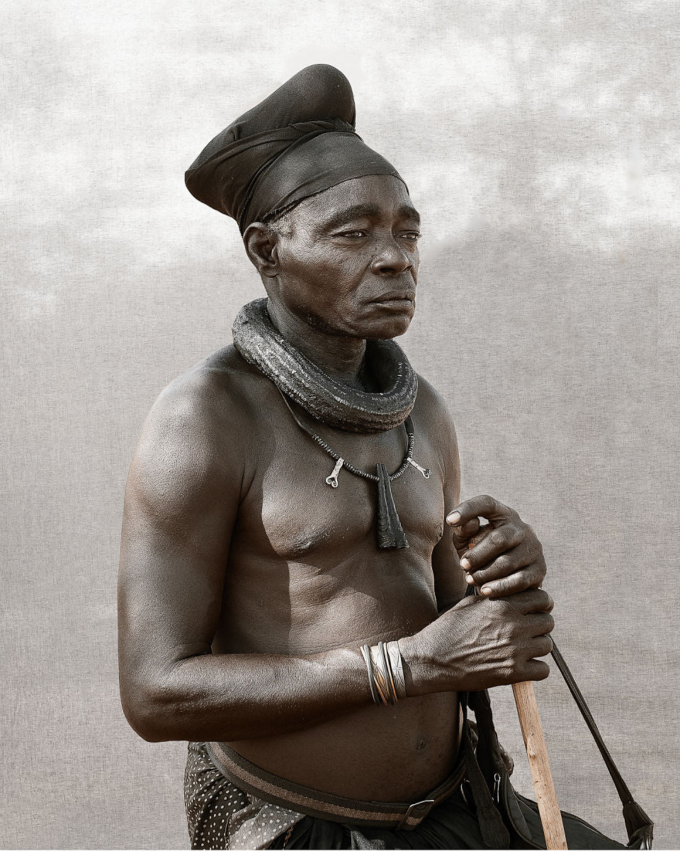 Christopher Rimmer 'Ovahimba Headman, Namibia' – Art and Collectors