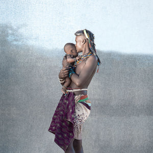 Christopher Rimmer 'Ovakahona Mother & Baby, Southern Angola'