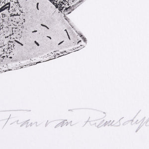 Fran Van Riemsdyk 'Shirt' - etching on paper